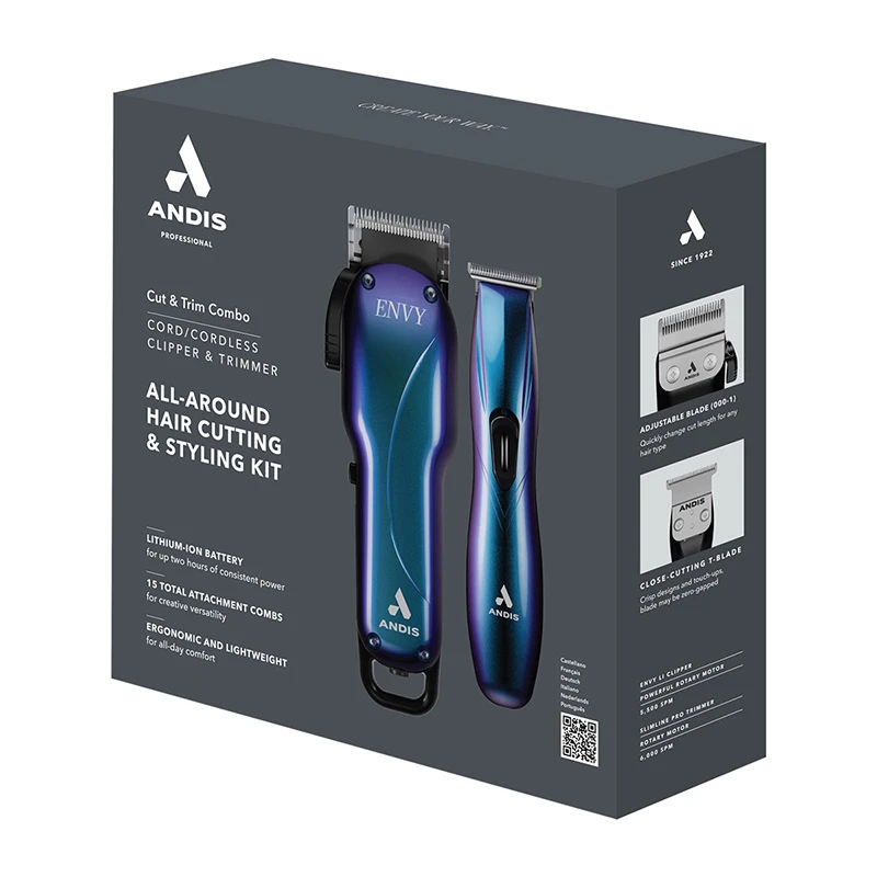 ANDIS GALAXY CUT & TRIM COMBO Σετ Επαγγελματική Κουρευτική - Τρίμερ Ρεύματος LCL BLADE ANDIS GALAXY CUT & TRIM COMBO Σετ Επαγγελματική Κουρευτική - Τρίμερ Ρεύματος LCL BLADE