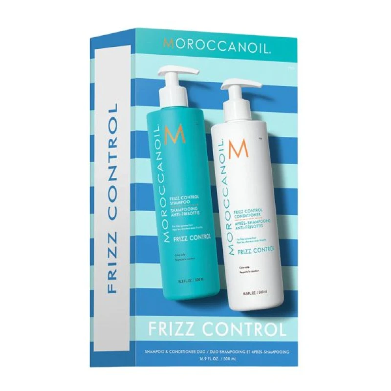 Moroccan Frizz control-Smooth  Edition (Shampoo 500ml + Conditioner 500ml)