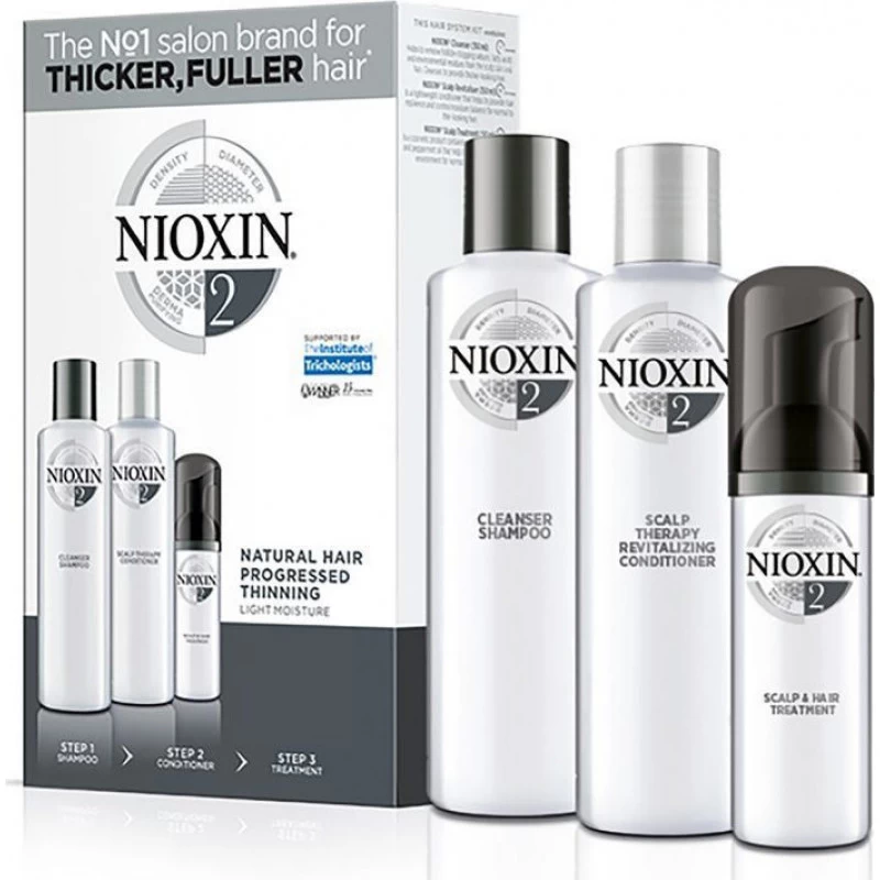Nioxin KIT XXL Σύστημα 2 (Σαμπουάν 300ml, Conditioner 300ml, Θεραπεία 100ml) Nioxin KIT XXL Σύστημα 2 (Σαμπουάν 300ml, Conditioner 300ml, Θεραπεία 100ml)