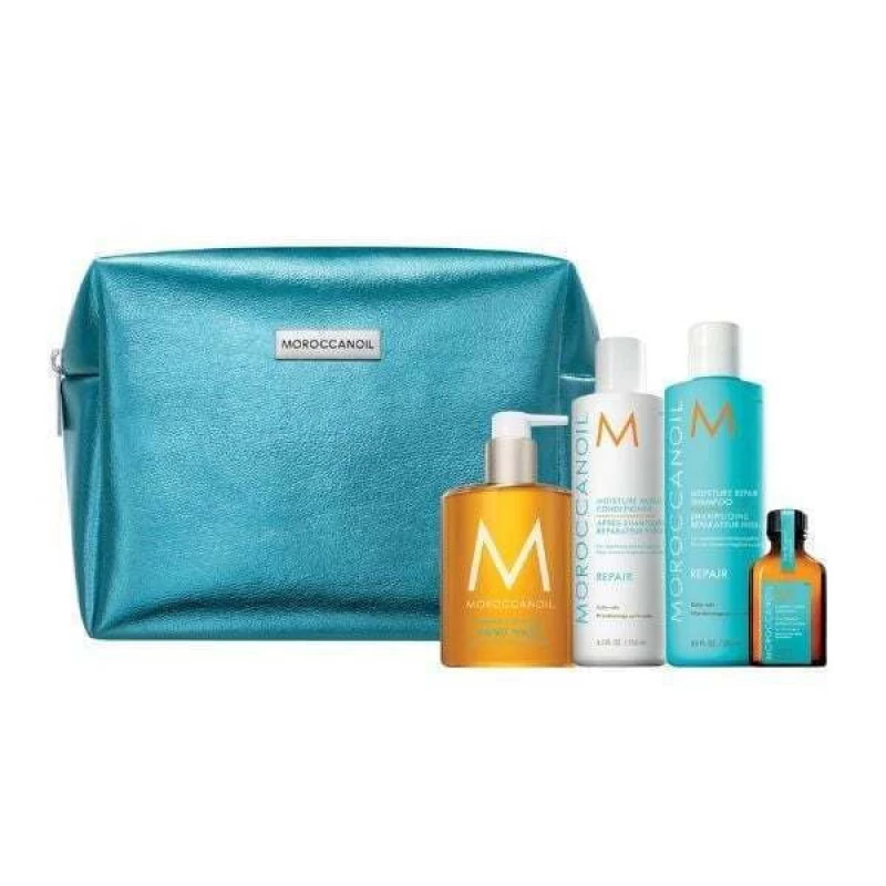 Moroccanoil A Window To Repair Xmas 2022 Set (Shampoo 250ml, Conditioner 250ml, Hand Wash 360ml, Oil Treatment 25ml)