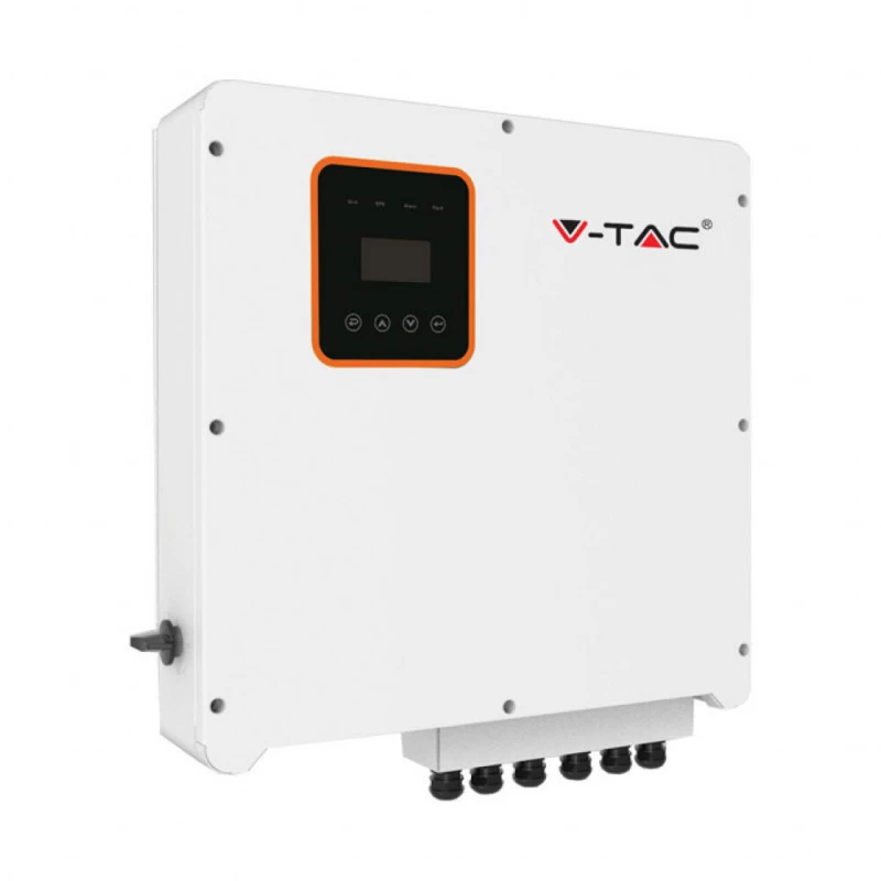 Τριφασικό Υβριδικό On/Off-Grid Inverter 8KW με οθόνη LCD IP66