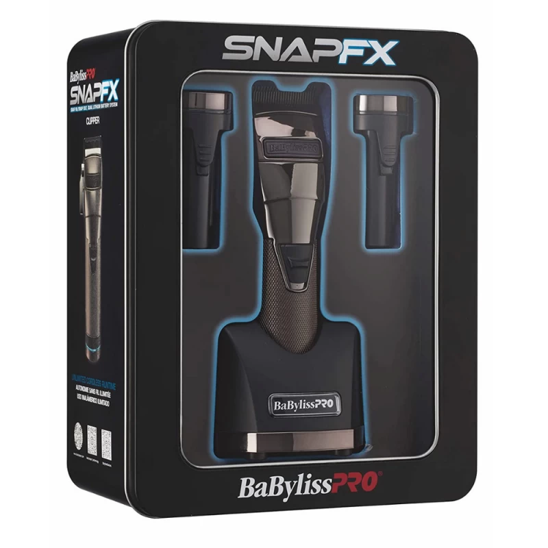 Babyliss Snapfx Clipper Επαγγελματική Επαναφορτιζόμενη Κουρευτική Μηχανή Γκρι FX895E