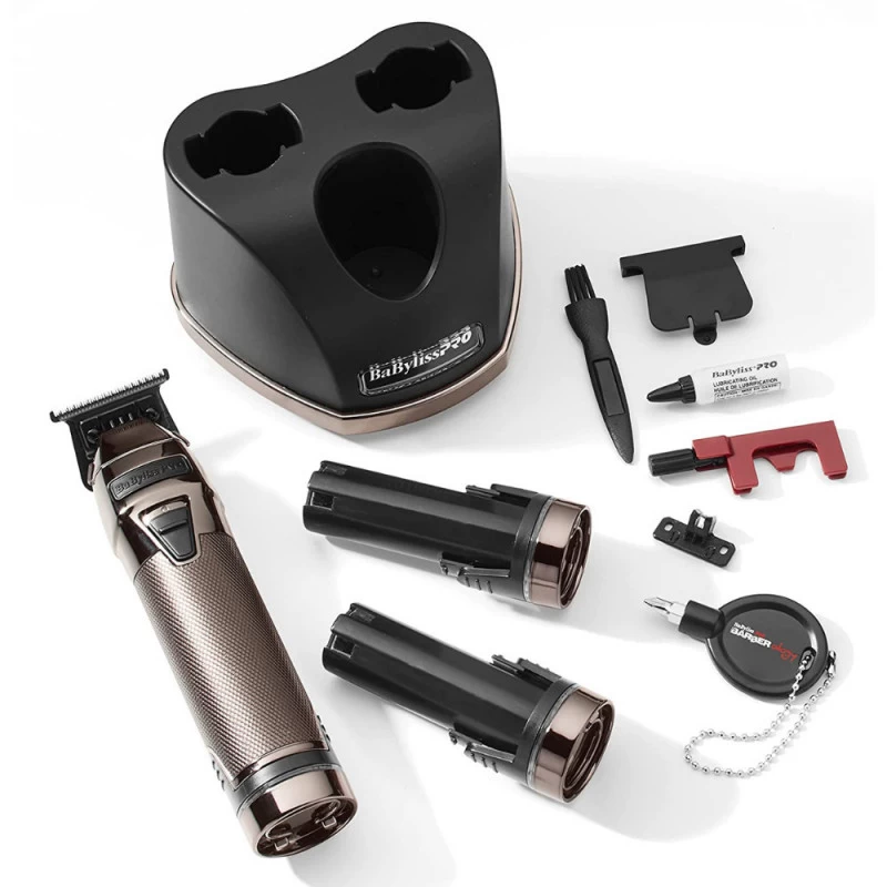 Babyliss Snapfx Trimmer Επαγγελματική Επαναφορτιζόμενη Κουρευτική Μηχανή Καφέ FX797E