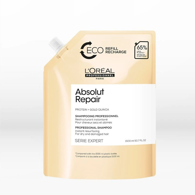 L'Oreal Professionnel Serie Expert Absolut Repair Eco Refill Σαμπουάν Αναδόμησης/Θρέψης για Ξηρά Μαλλιά 1500ml
