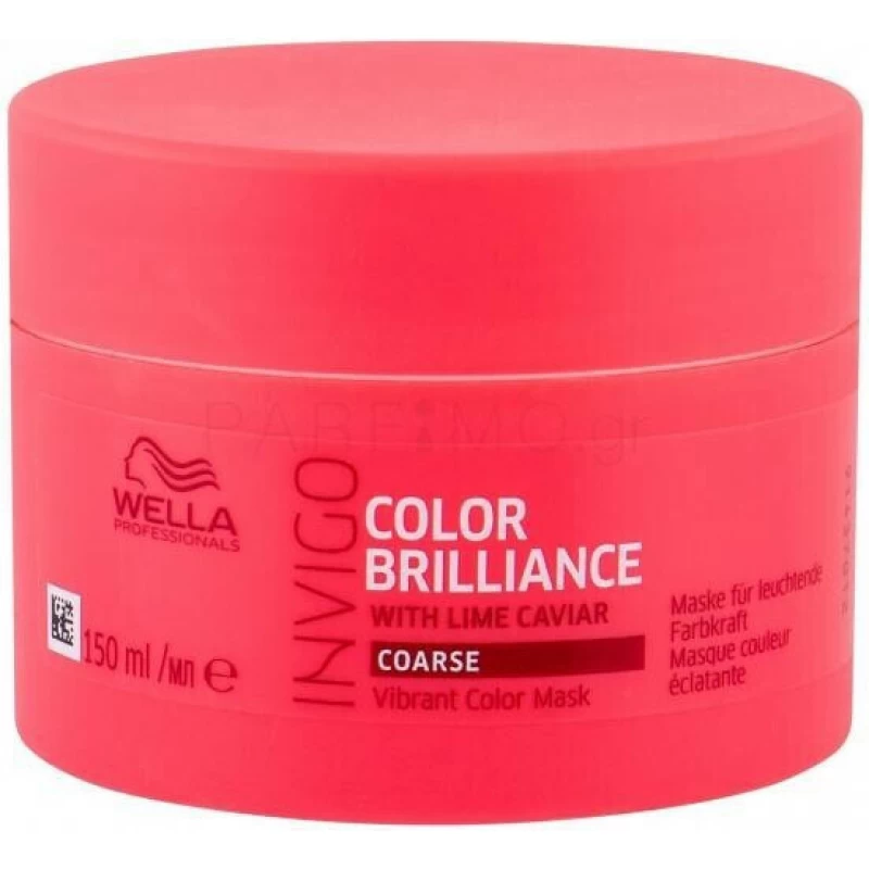 Wella Invigo Color Brilliance Coarse Μάσκα Μαλλιών για Διατήρηση Χρώματος 150ml