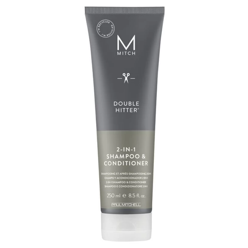 Paul Mitchell Mitch Double Hitter 2-In-1 Shampoo & Conditioner 250ml