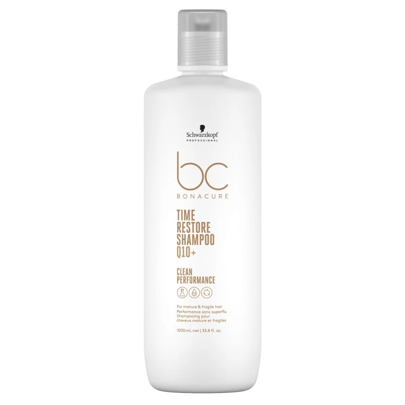 Schwarzkopf Bonacure Time Restore Σαμπουάν για Αναδόμηση/Θρέψη για Όλους τους Τύπους Μαλλιών 1000ml