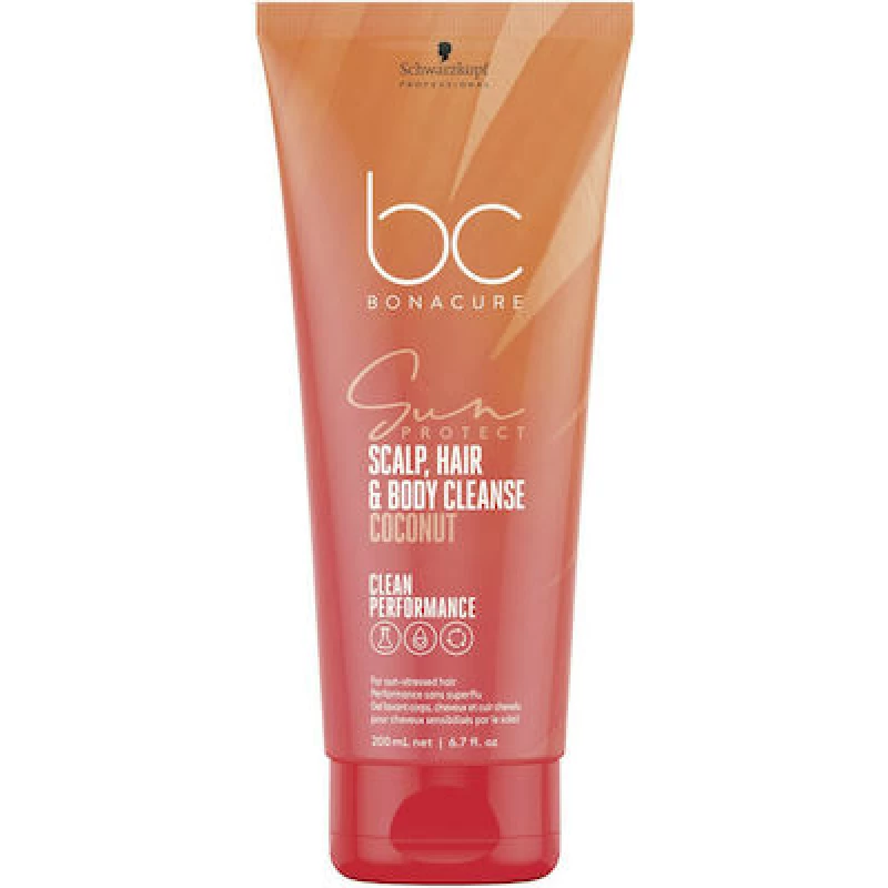 Schwarzkopf Scalp, Hair & Body Cleanse Bonacure Sun Protect 200ml