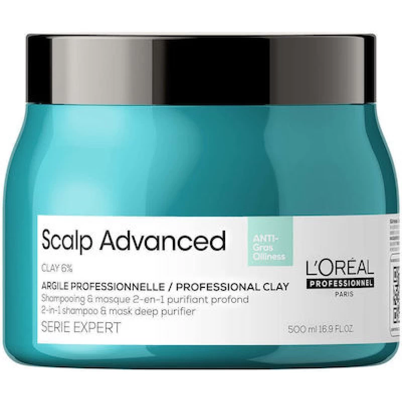 L'Oreal Professionnel Serie Expert Scalp Anti-Oily Αργιλος Κατά της Λιπαρότητας 500ml