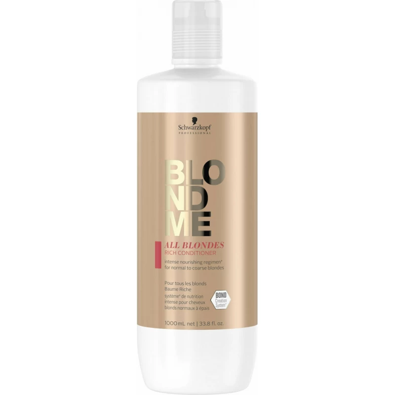 Schwarzkopf BlondMe All Blondes Rich Conditioner για Προστασία Χρώματος για Βαμμένα Μαλλιά 1000ml