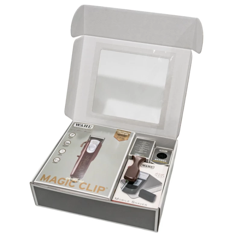 Wahl Professional Combo Set 3615-0473 | Magic Clip Cordless - Mobile Shaver - Knuckle Fade Brush - Barber Fade Brush