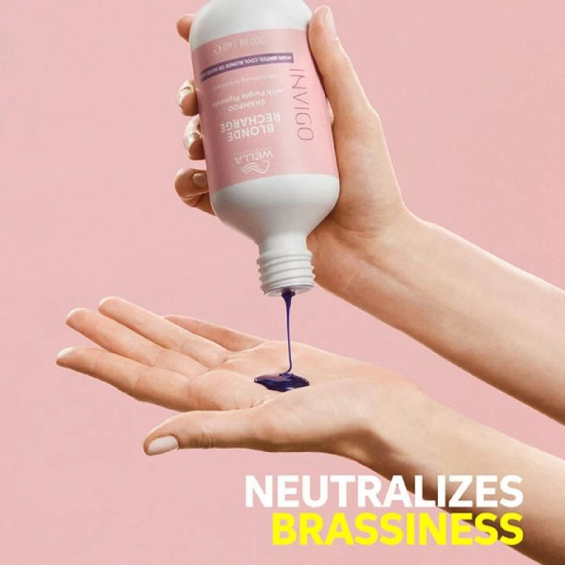 Wella Professionals Invigo Blonde Recharge Cool Blonde Shampoo 300ml