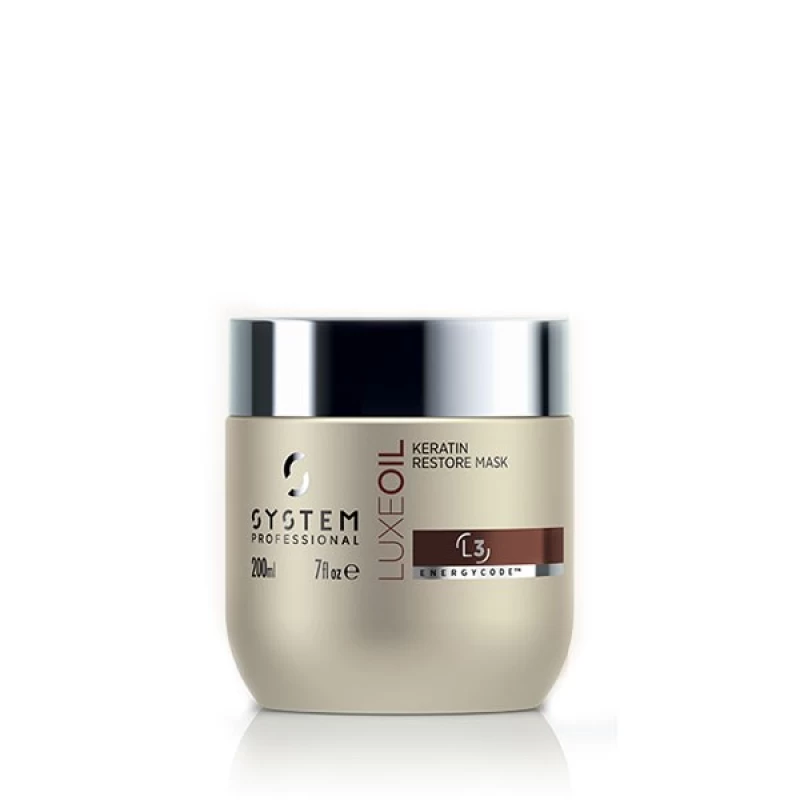 System Professional Fibra LuxeOil Keratin Restore Mask 200ml (L3) System Professional Fibra LuxeOil Keratin Restore Mask 200ml (L3)