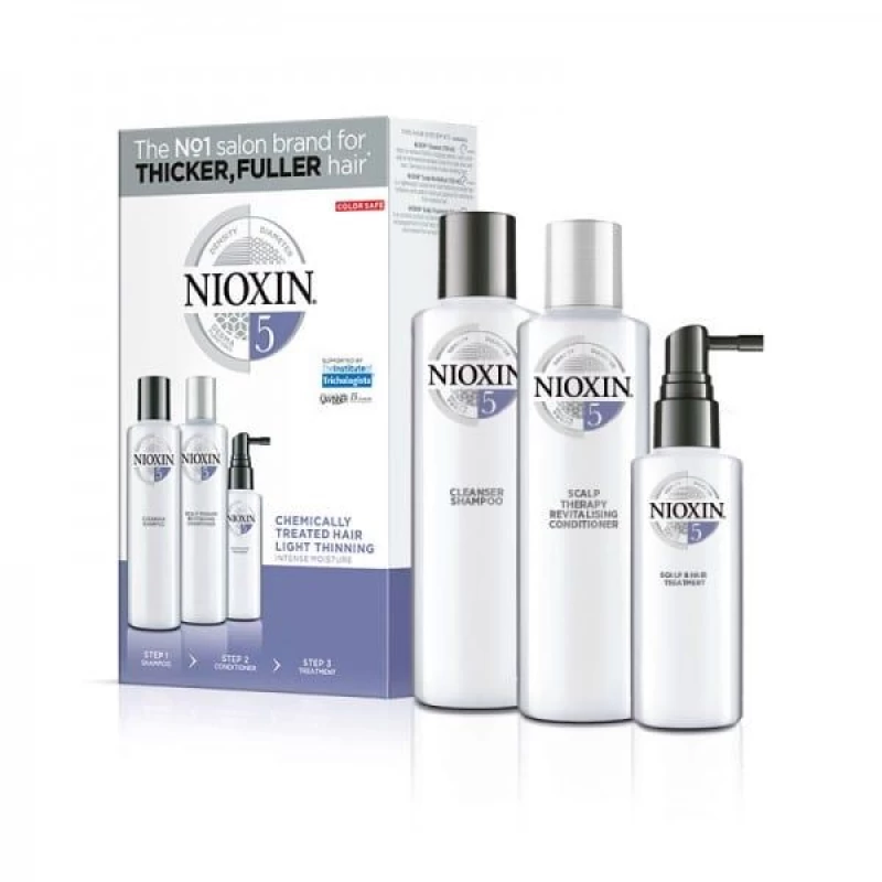 Nioxin KIT Σύστημα 5 (Σαμπουάν 150ml, Conditioner 150ml, Θεραπεία 50ml)