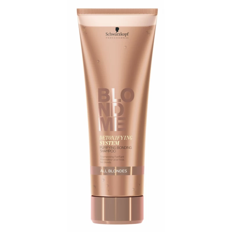 Schwarzkopf BlondMe Detoxifying System Purifying Bonding Shampoo 250ml