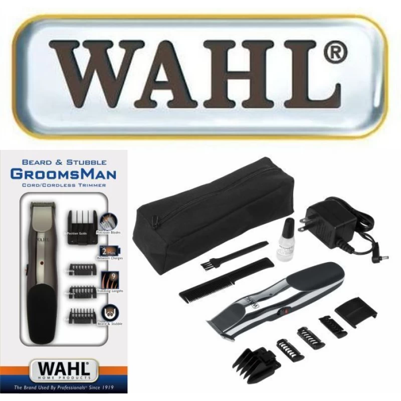 WAHL 9918-1416 GROOMSMAN TRIMMER (ΕΙΔΙΚΟ ΓΙΑ ΜΟΥΣΙ & ΜΟΥΣΤΑΚΙ, ΡΕΥΜΑΤΟΣ & ΕΠΑΝΑΦΟΡΤΙΖΟΜΕΝΟ)