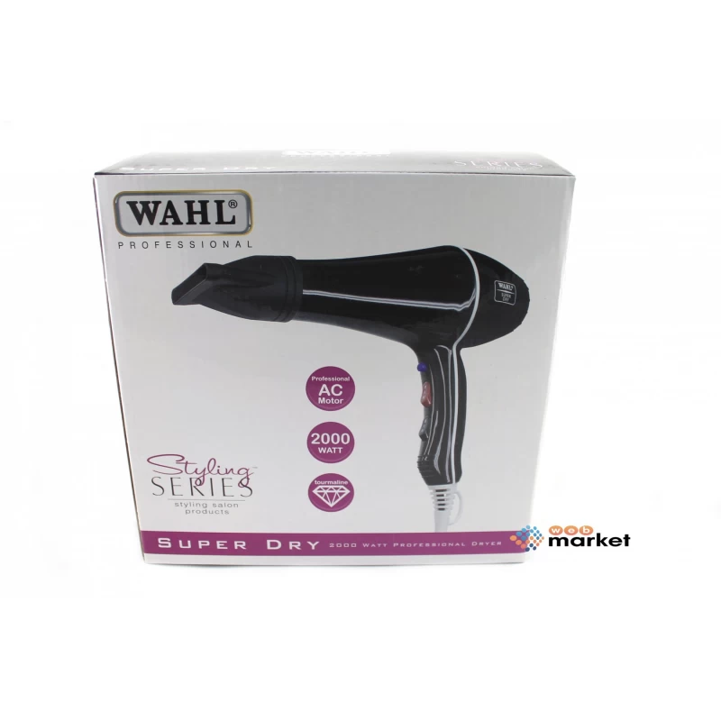 WAHL SUPER DRY ΜΑΥΡΟ 4340-0470