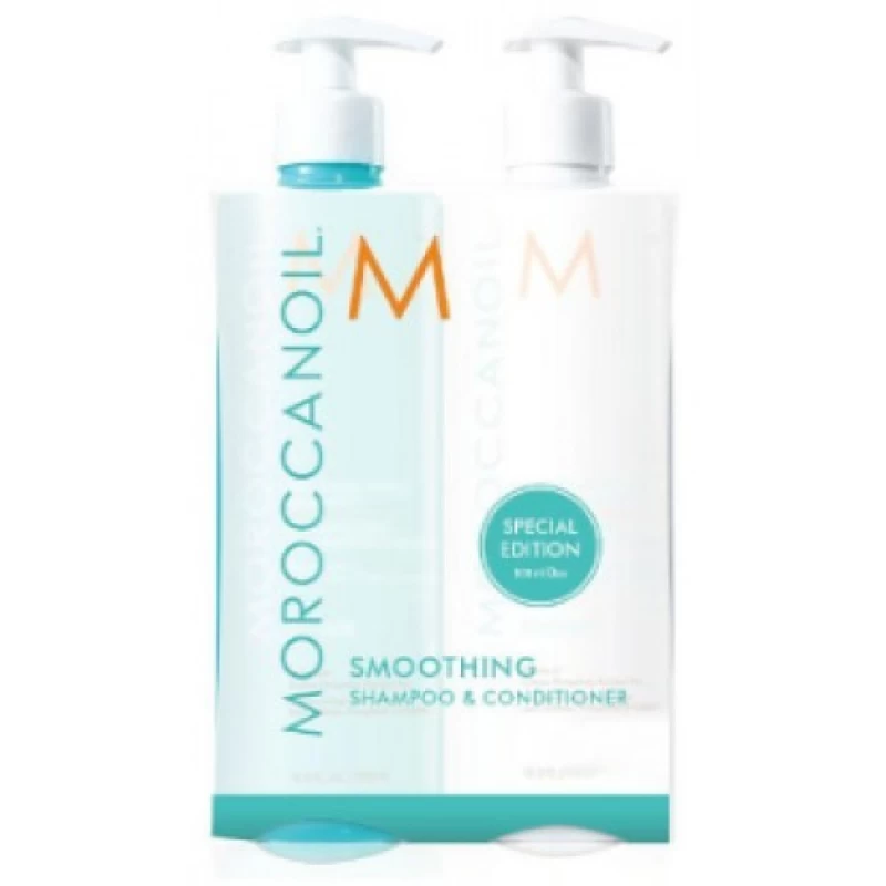 Moroccan Frizz control-Smooth  Edition (Shampoo 500ml + Conditioner 500ml)