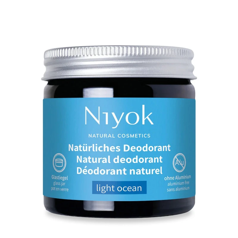NIYOK | Αποσμητική Κρέμα Light Ocean, Με δροσερό θαλασσινό άρωμα, 40 ml