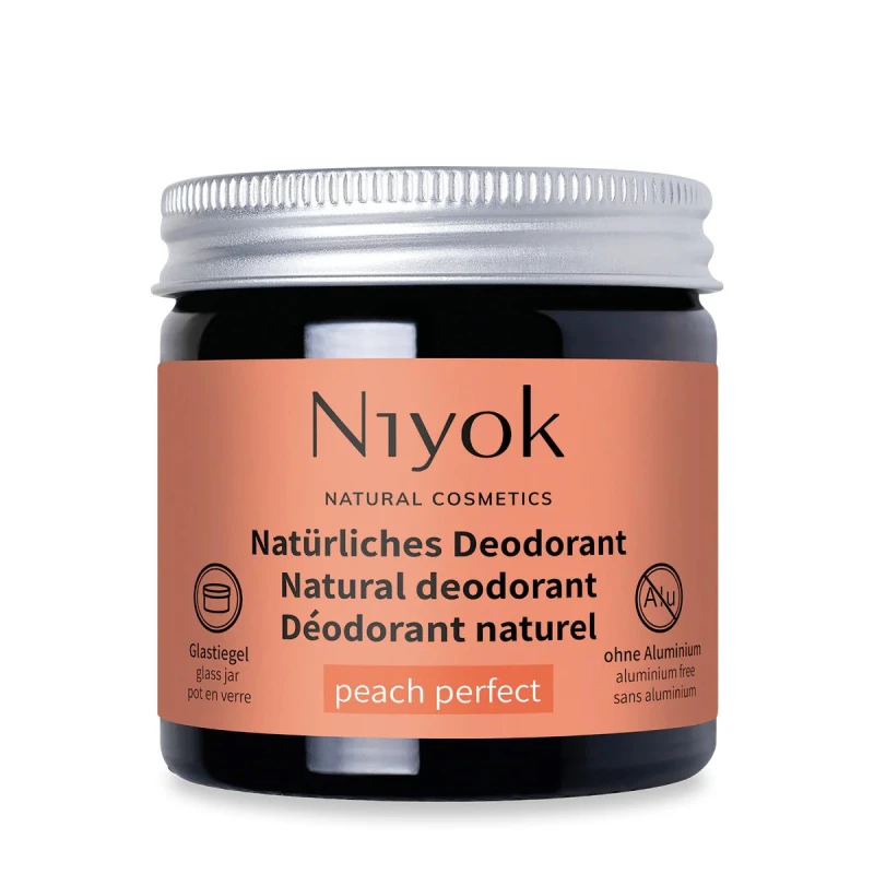 NIYOK | Αποσμητική Κρέμα Peach Perfect, Με άρωμα ροδάκινου 40ml