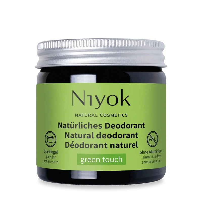 NIYOK | Αποσμητική κρέμα Green Touch, με δροσερό άρωμα, 40ml