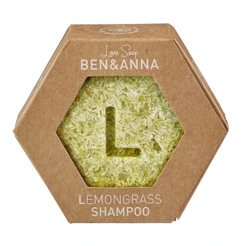 Ben & Anna | LOVE Σαμπουάν σε μπάρα Lemongrass, 60gr