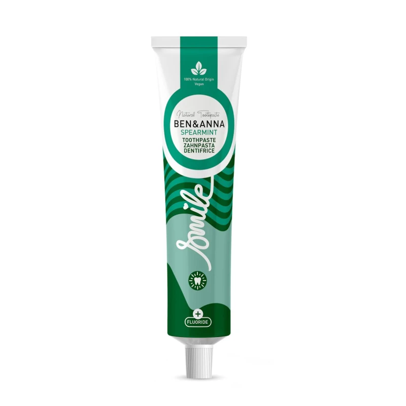Ben & Anna | Οδοντόκρεμα Spearmint με φθόριο, 75ml