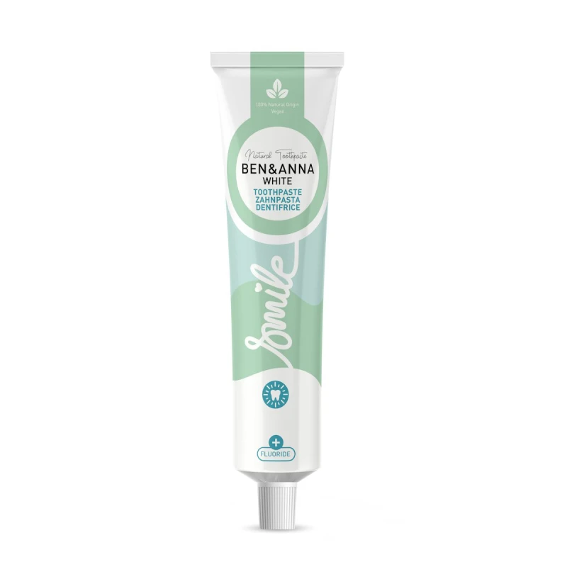 Ben & Anna | Οδοντόκρεμα White με φθόριο, 75ml
