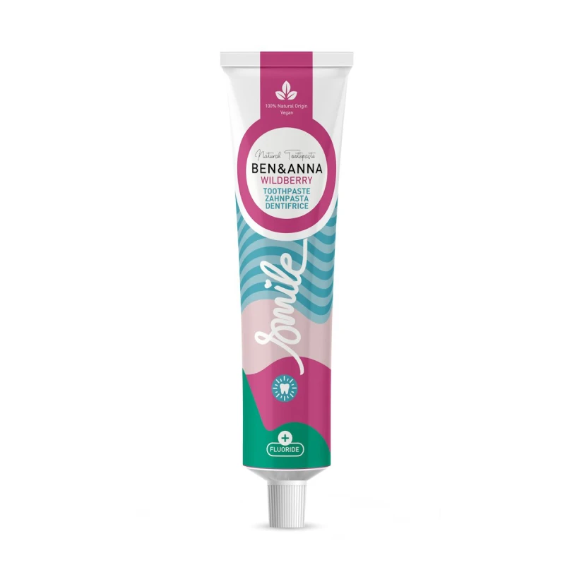 Ben & Anna | Οδοντόκρεμα Wild Berry με φθόριο, 75ml