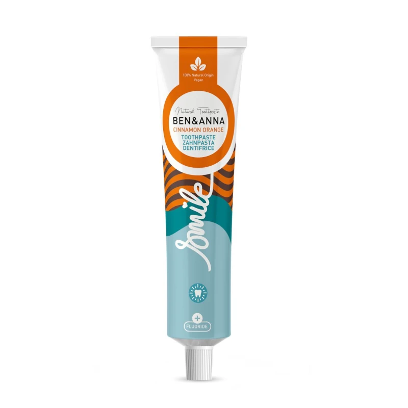 Ben & Anna | Οδοντόκρεμα Cinnamon Orange με φθόριο, 75ml