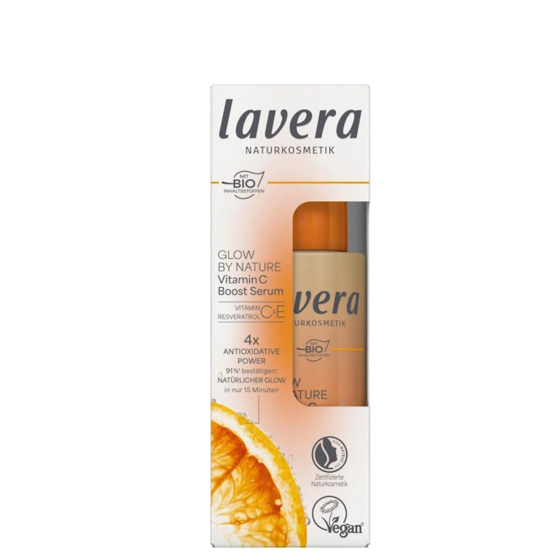 Lavera | Glow By Nature – Ενισχυτικός Ορός Προσώπου Boost, 30ml