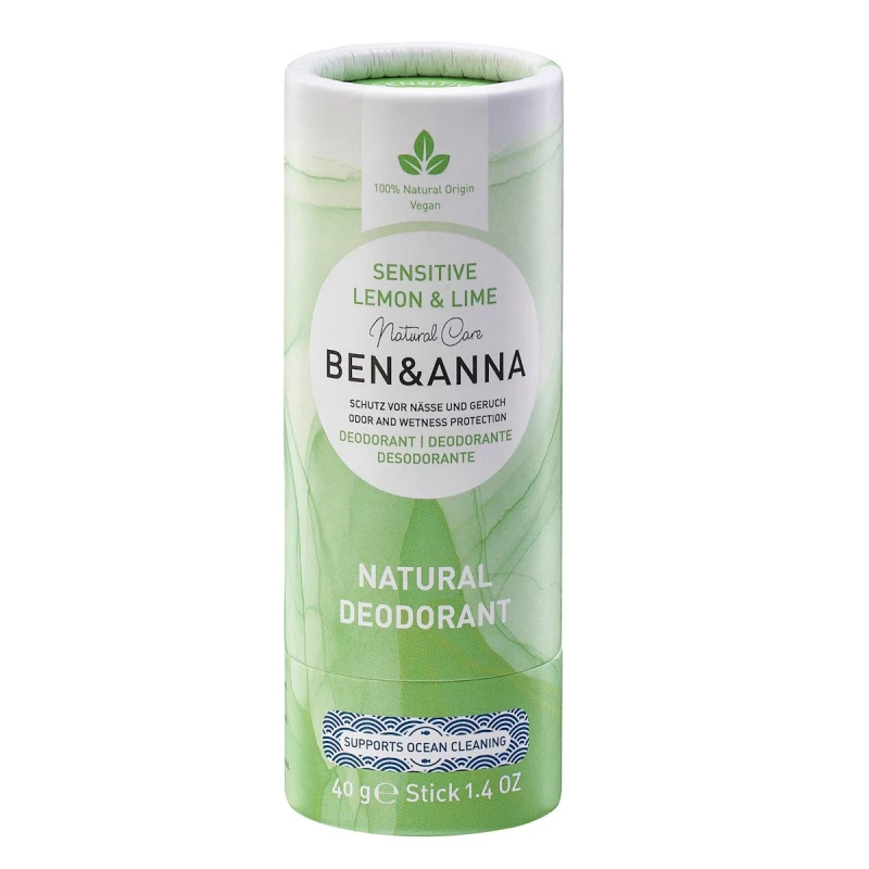 Ben & Anna | Αποσμητικό Στίκ Lemon & Lime, 40gr