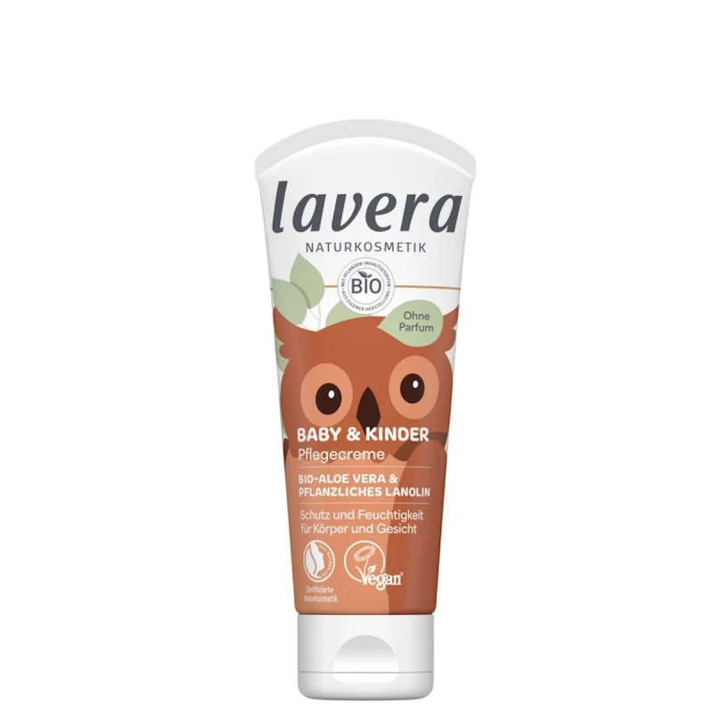Lavera | Baby & Kinder Κρέμα σώματος, με Αλόη και φυτική λανολίνη, 75ml
