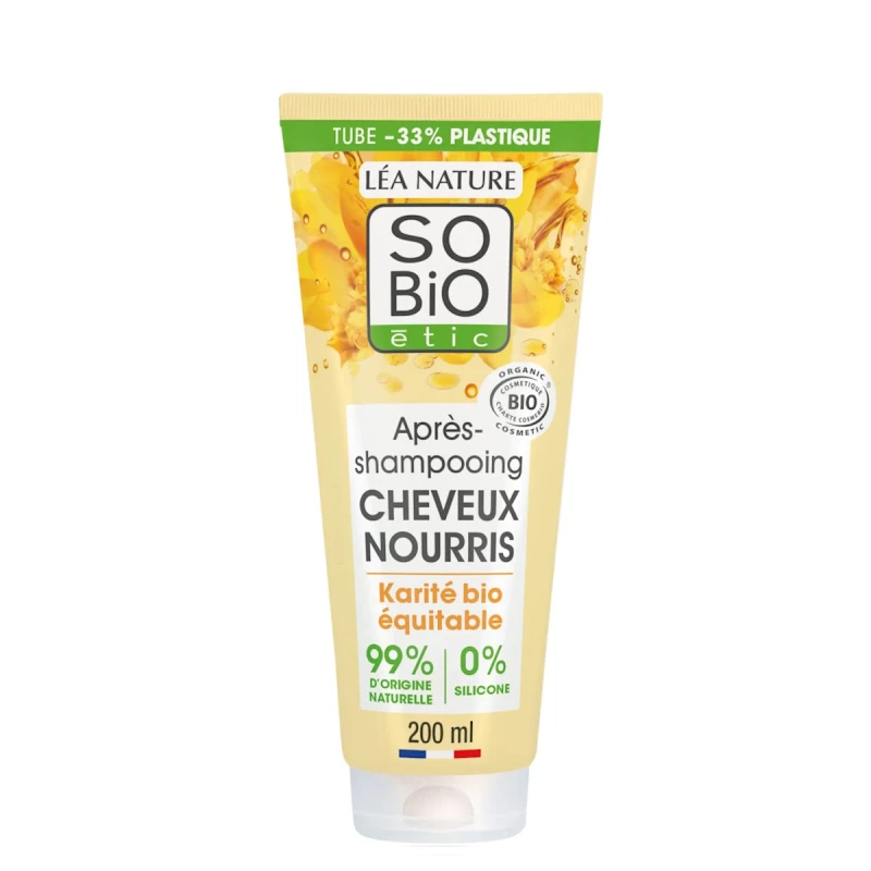 SO'BIO ÉTIC | Conditioner Θρέψης Βιολογικό Βούτυρο Καριτέ + Κερί Jojoba 200ml