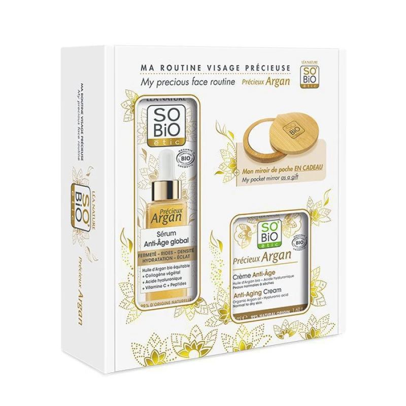 Σετ Δώρου Precieux Argan, So BIO Etic - Gift Set Precieux Argan So BIO Etic (50ml κρέμα προσώπου + 30ml ορός προσώπου)