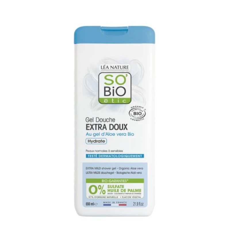 SO'BIO ÉTIC | Αφρόλουτρο Εξαιρετικά Απαλό - Με βιολογική αλόη 650ml