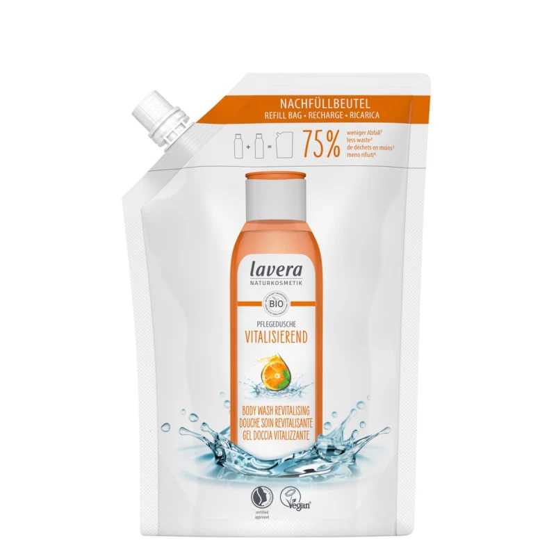LAVERA | Σακούλα Ανταλλακτικού Αφρόλουτρο Περιποίησης Αναζωογονητικό - 500ml