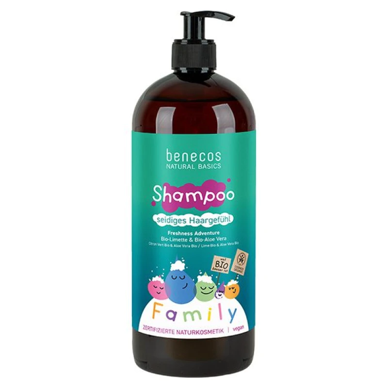 BENECOS | Σαμπουάν Οικογενειακή Συσκευασία Freshness Adventure 950ml