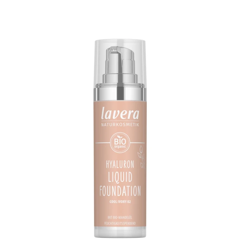 LAVERA | Υγρό Make-up με Υαλουρονικό οξύ - Cool Ivory 02- 30ml