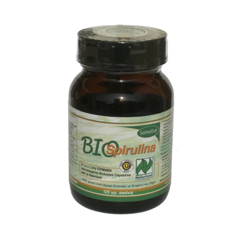 Σπιρουλίνα σκόνη bio sanatur
