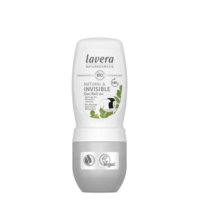 LAVERA | Αποσμητικό Roll-on ΦΥΣΙΚΟ & ΑΟΡΑΤΟ - Invisible - 50ml
