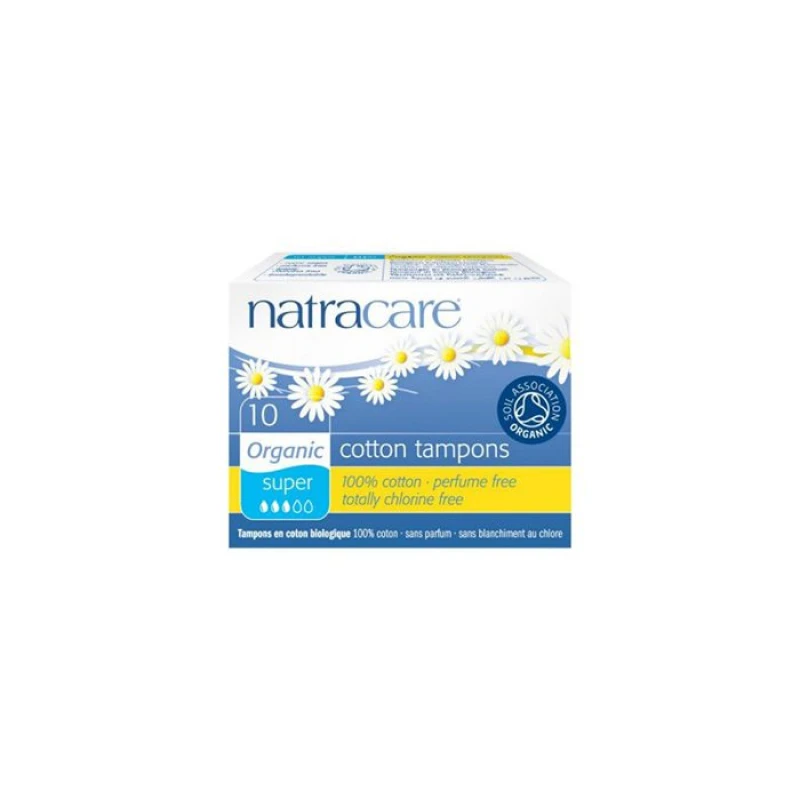 Natracare Ταμπόν για Μεγάλη Ροή (10τεμ.)