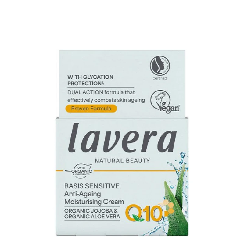LAVERA | Q10 Ενυδατική Κρέμα Προσώπου Basis (με αντιγηραντική δράση) 50ml