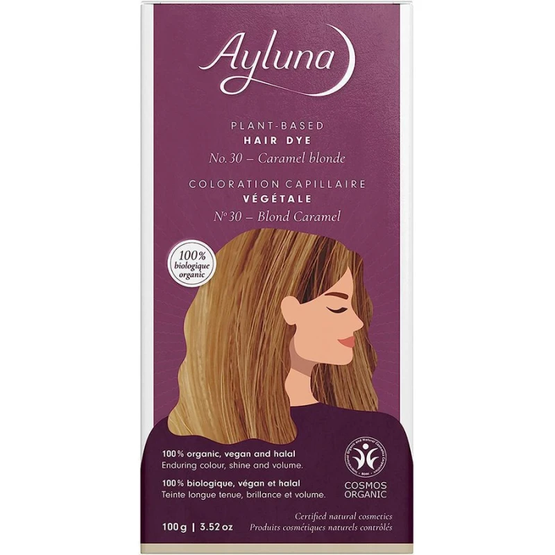 Ayluna – 100% Βιολογική Βαφή Μαλλιών Copper Red Nr. 40
