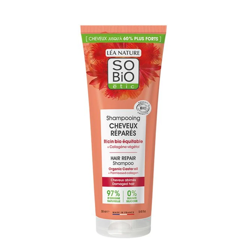 SO'BIO ÉTIC | Σαμπουάν Επανόρθωσης & Ενδυνάμωσης - Για ταλαιπωρημένα και αδύναμα μαλλιά 250ml