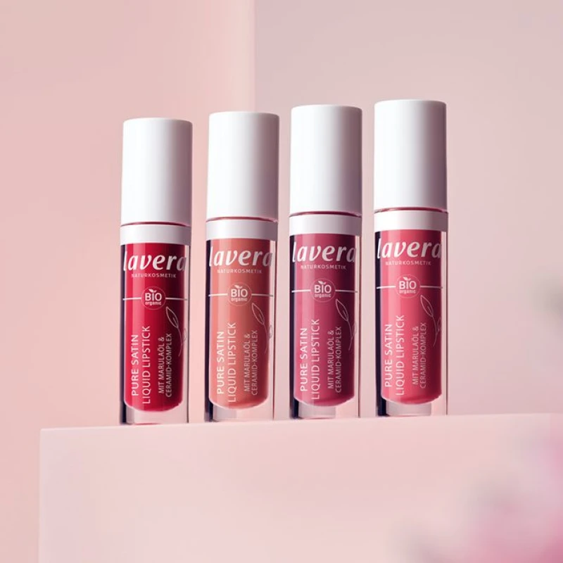 Lavera | Pure Satin Υγρό Κραγιόν Wild Mauve 03 - 4ml