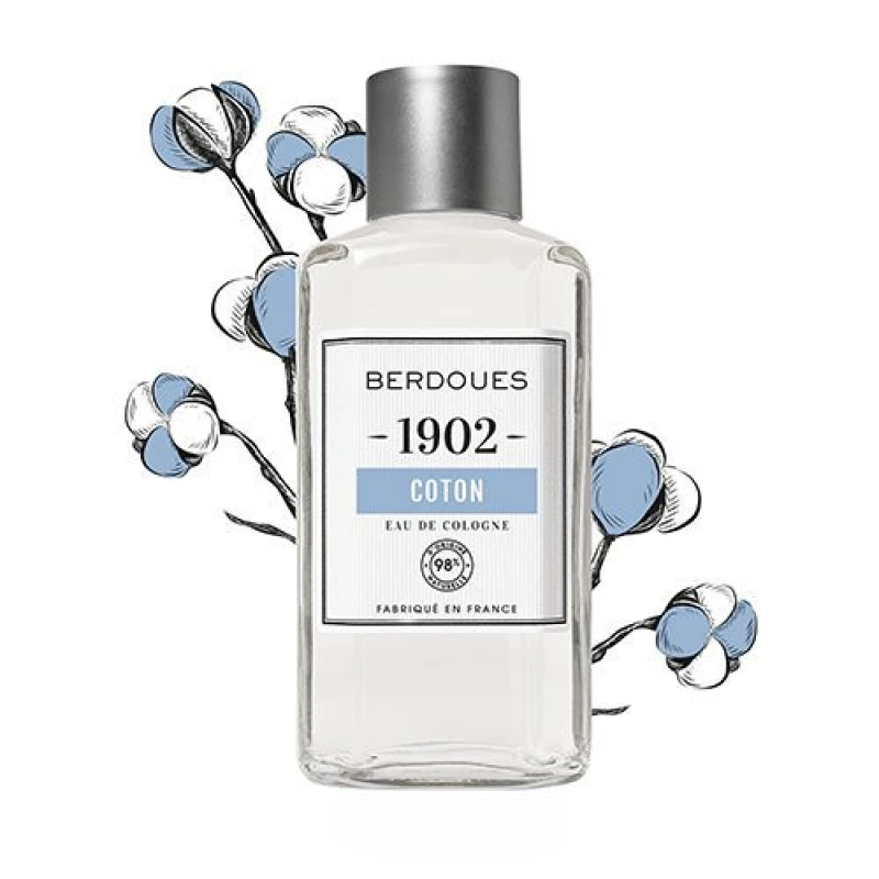 Berdoues Eau de Cologne Coton 245 ml Refill