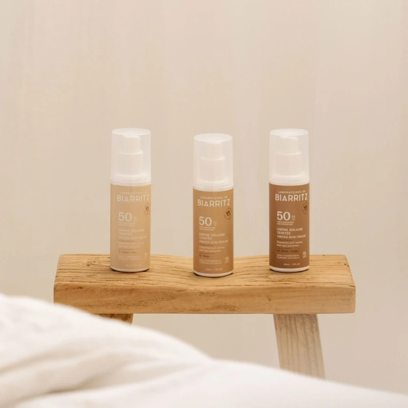 LABORATOIRES DE BIARRITZ | Αντηλιακή Κρέμα Προσώπου Με Χρώμα SFP50 (BIO) Beige - 50ml