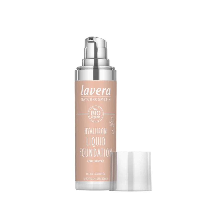 LAVERA | Υγρό Make-up με Υαλουρονικό οξύ - Cool Ivory 02- 30ml
