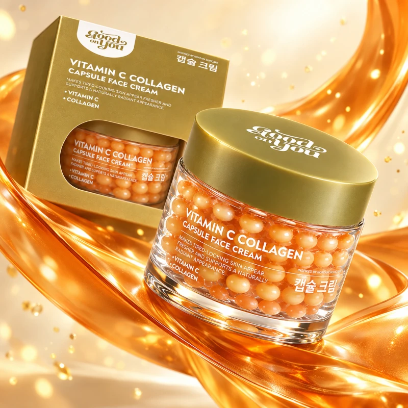 Good on You by Ben & Anna | Κρέμα προσώπου Vitamin C Collagen Capsule Cream (Διφασική κρέμα προσώπου glass skin), 140gr